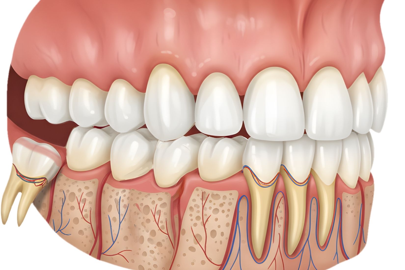 Konya gömülü diş tedavisi planlamasında panoramik röntgen ve klinik muayene ile yapılan dental değerlendirme.